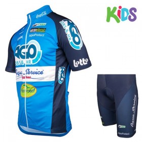 Tenue Cycliste et Cuissard Enfant 2018 Ago Aqua Service N001